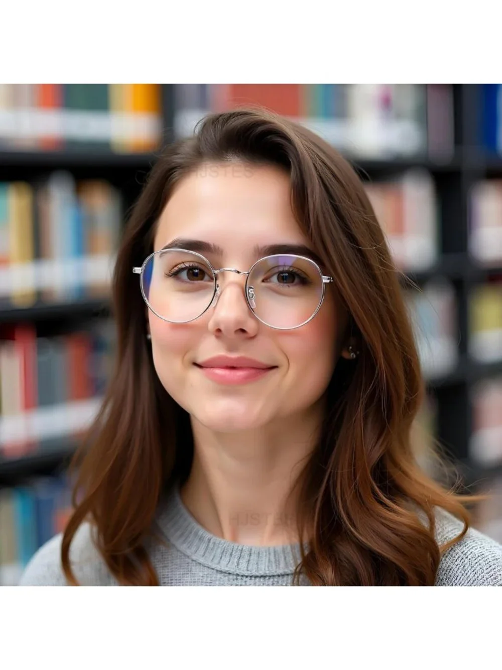 Retro Round Blue Light Glasses for Men & Women | Clear Lens Metal Frame Eyewear